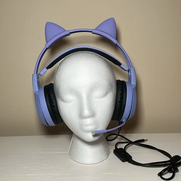 Purple Xbox 1s Microphone Somic G951s Pink Girls Cat Ear Gaming